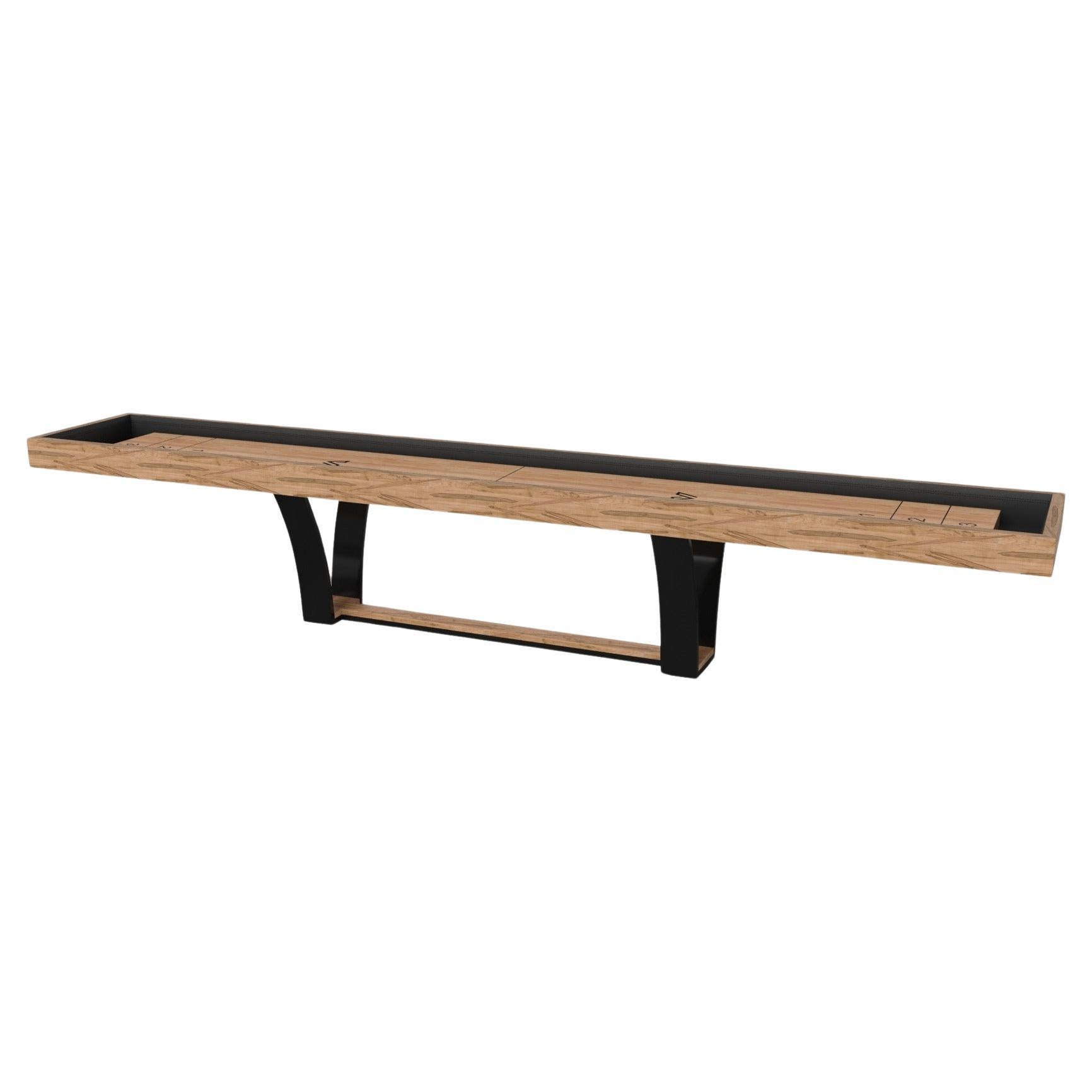 Elevate Customs Elite Shuffleboard Tables / Solid Curly Maple Wood in 12' - USA