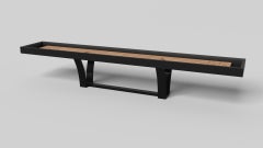 Elevate Customs Elite Shuffleboard Tables /Solid Pantone Black Color in 16' -USA