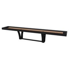 Elevate Customs Elite Shuffleboard-Tische /Solid Pantone Schwarze Farbe in 18' -USA