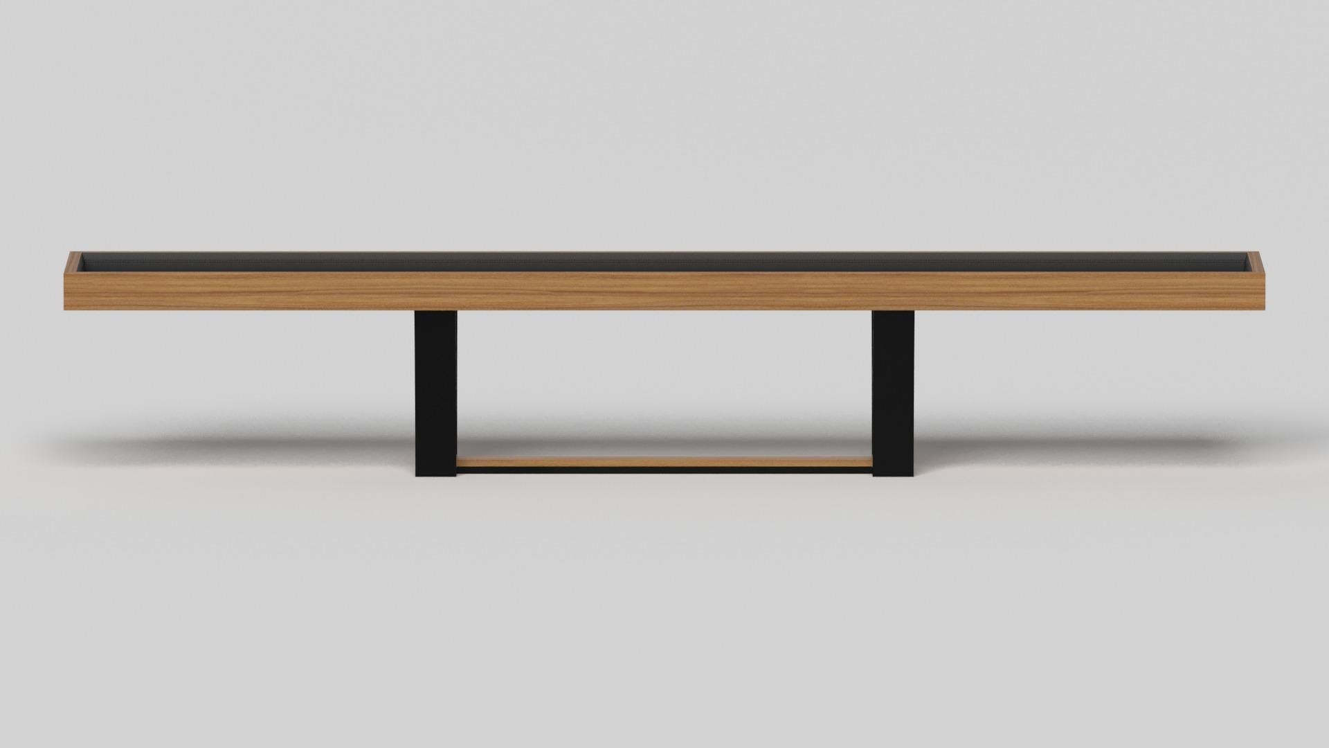 American Elevate Customs Elite Shuffleboard Tables / Solid Teak Wood in 12' - USA For Sale