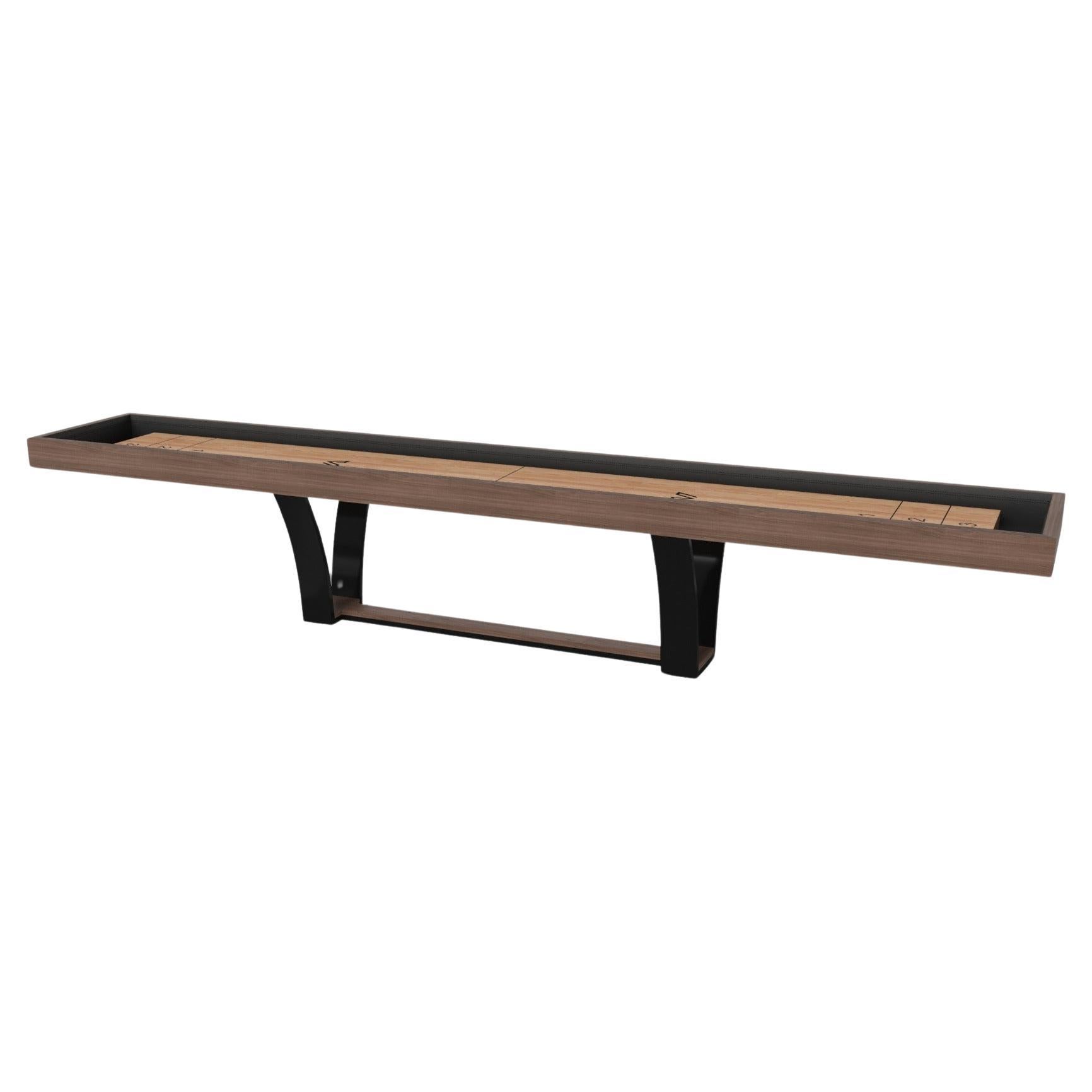 Tavoli da Shuffleboard Elevate Customs Elite / Legno massiccio di noce in 9' - USA