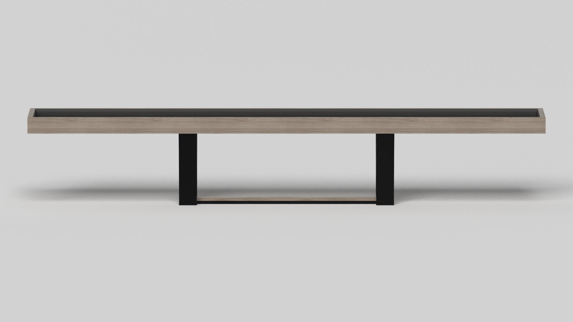 American Elevate Customs Elite Shuffleboard Tables / Solid White Oak Wood in 9' - USA For Sale