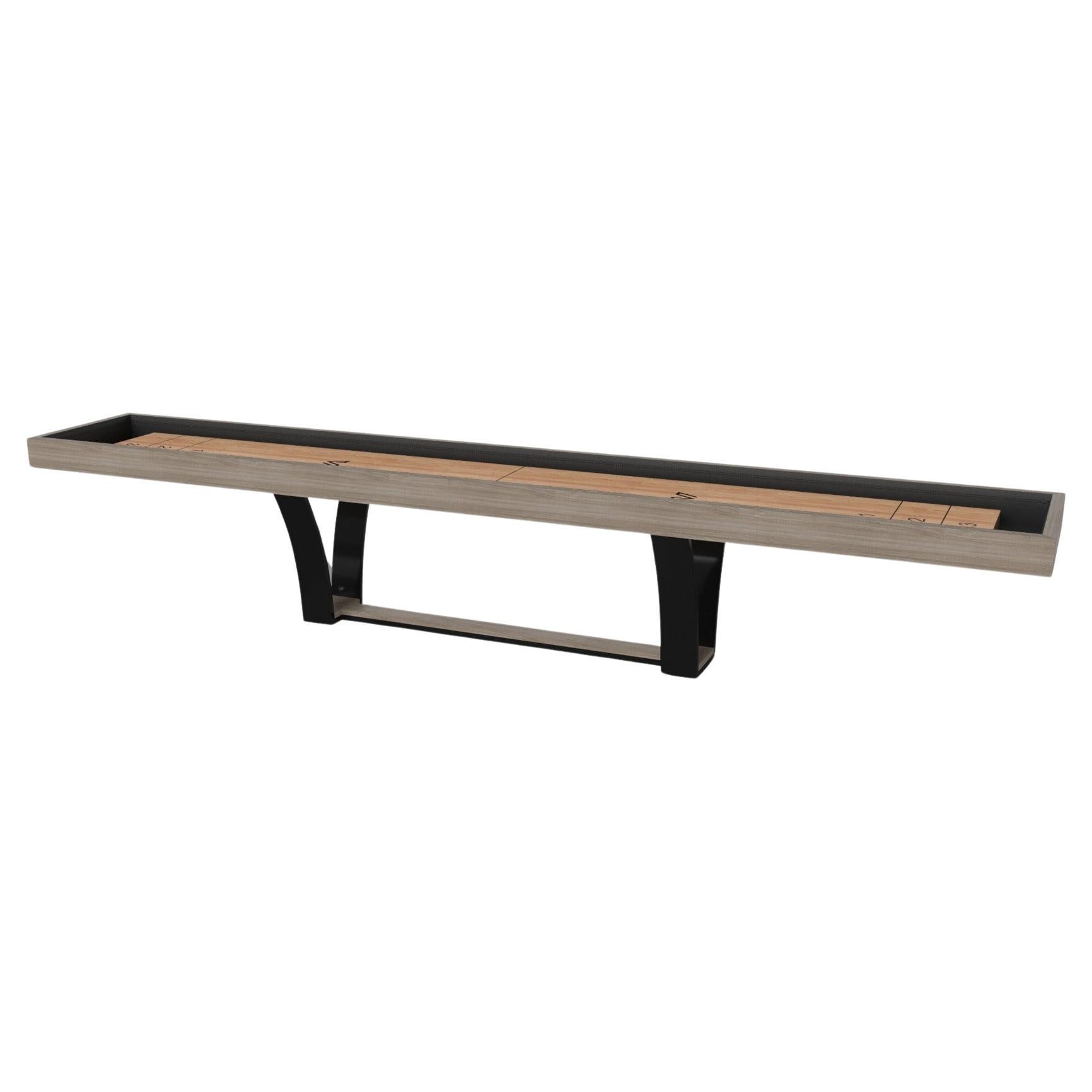 Elevate Customs Elite Shuffleboard Tables / Solid White Oak Wood in 9' - USA