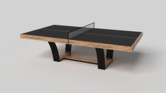 Elevate Customs Elite Tennis Table / Solid Curly Maple Wood in 9' - Made in USA
