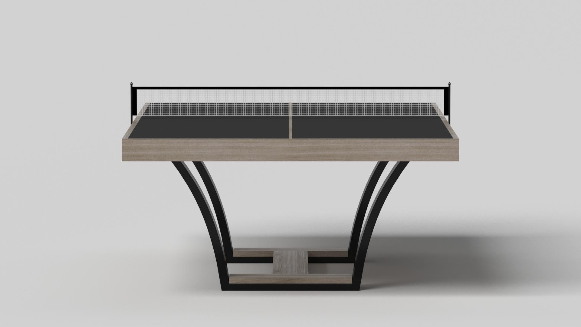Modern Elevate Customs Elite Tennis Table / Solid White Oak Wood in 9' - Made in USA For Sale