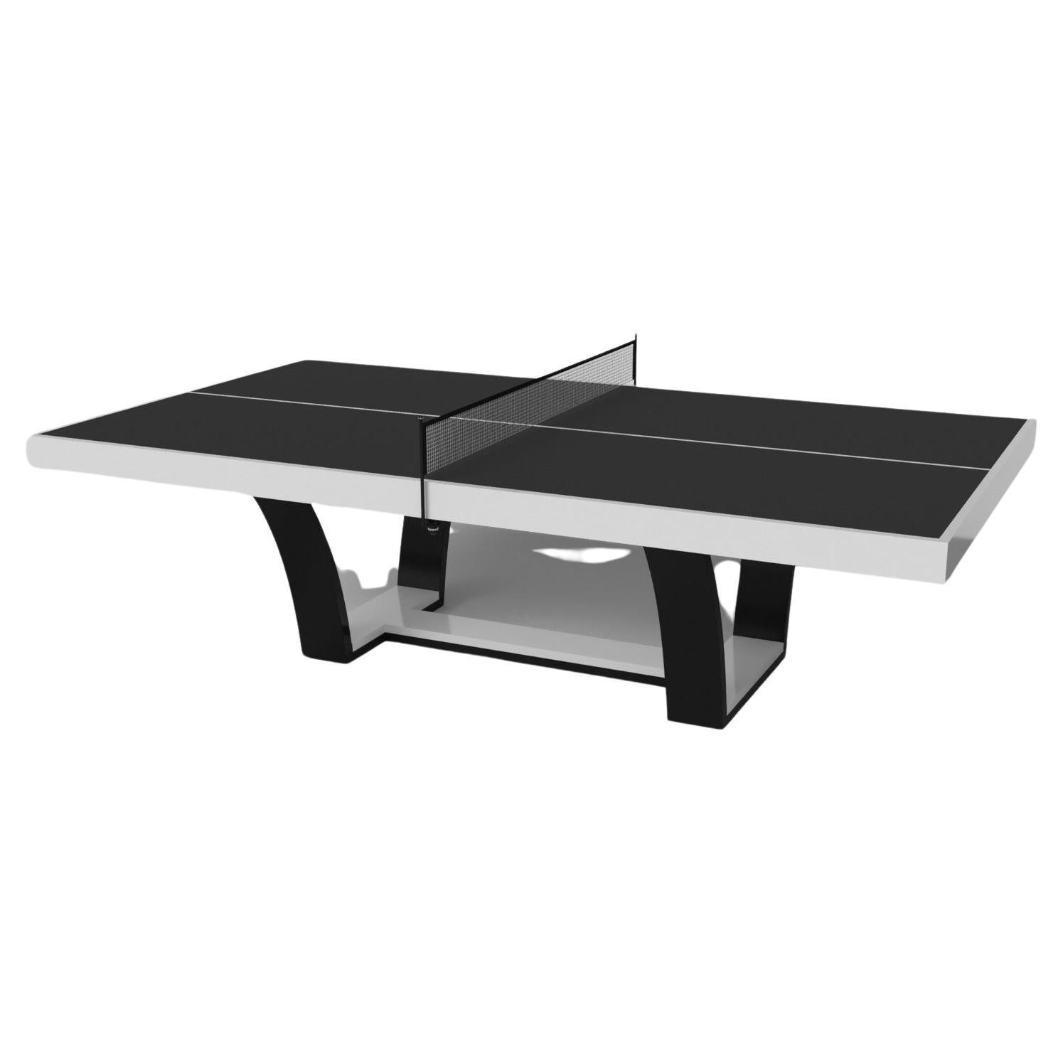 Elevate Customs Elite Tennis Table/Stainless Steel Sheet Metal in 9'-Made in USA For Sale