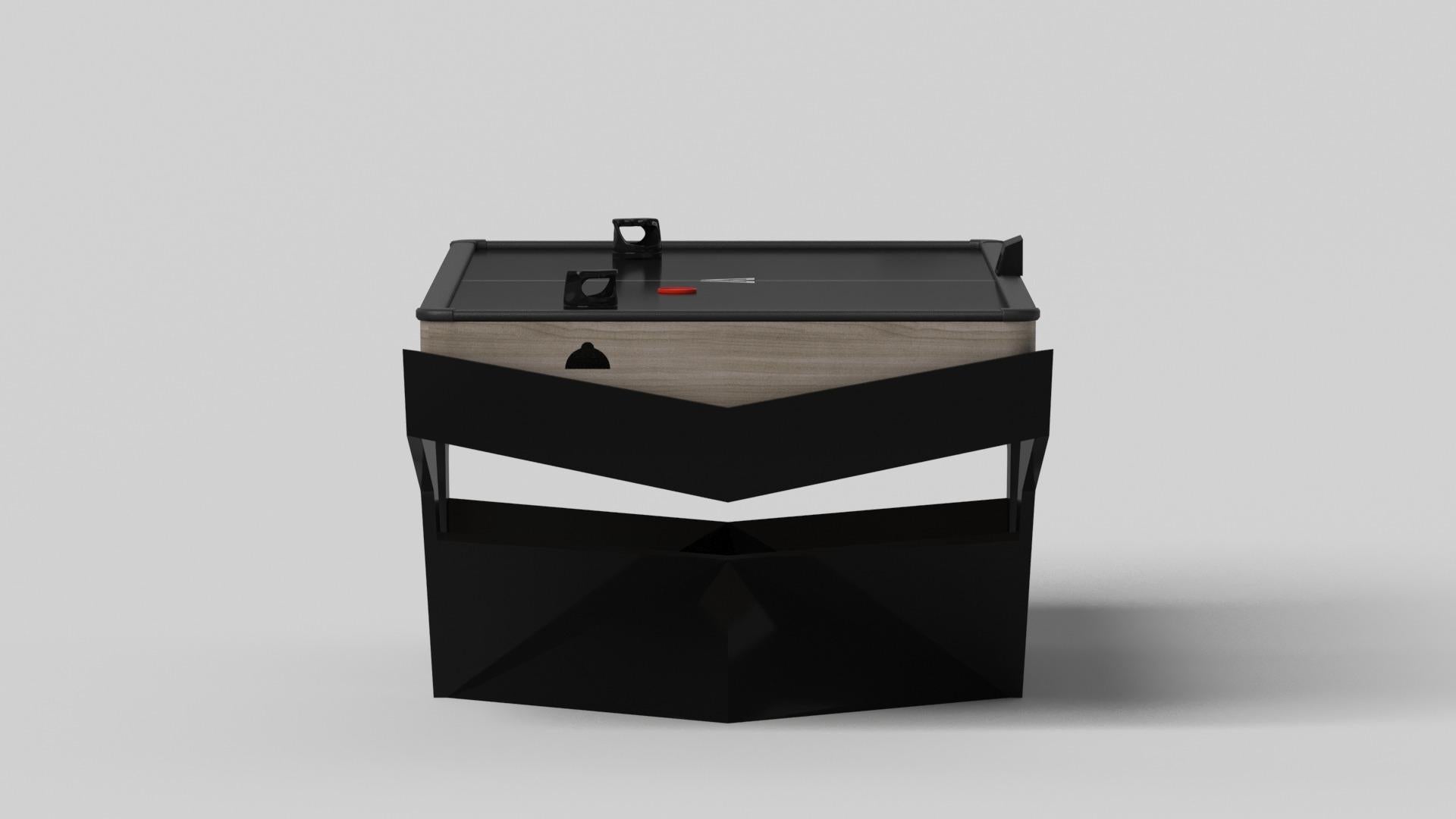 Moderne Elevate Customs Enzo Air Hockey Tables / Solid White Oak Wood in 7' -Made in USA en vente