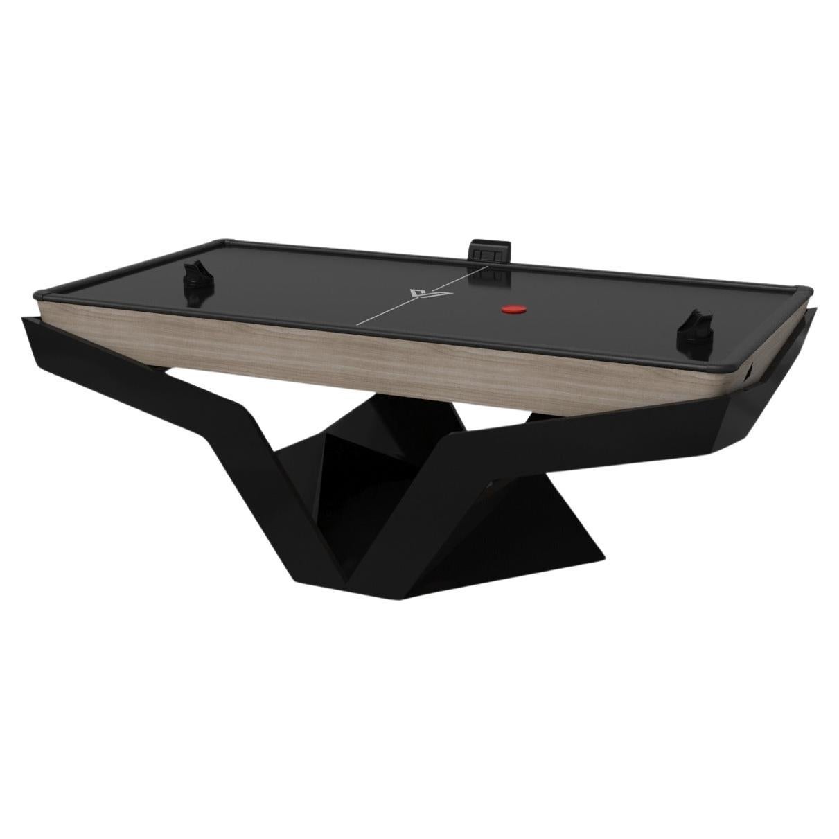 Elevate Customs Enzo Air Hockey Tables / Solid White Oak Wood in 7' -Made in USA