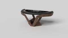 Elevate Customs Enzo Black Jack Tables / Solid Walnut Wood in 7'4" - Made in USA