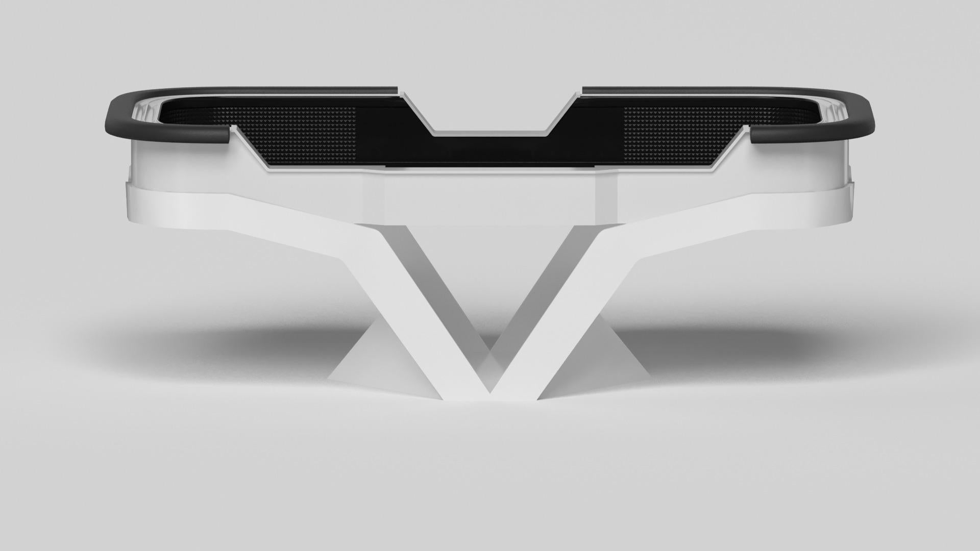 Américain Elevate Customs tables Enzo Craps/Solid Pantone White Color in 9'9