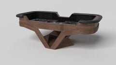 Elevate Customs Enzo Craps Tables / Solid Walnut Wood in 9'9" - Made in USA