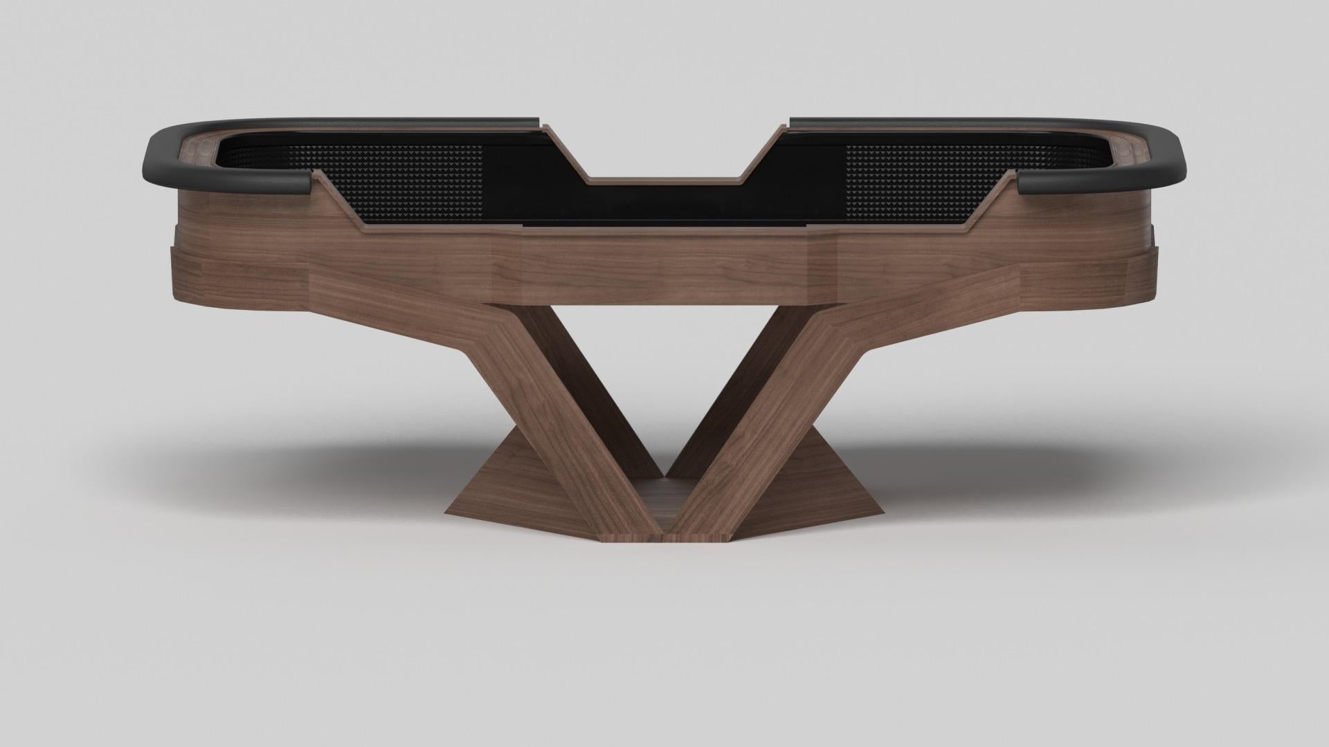 Américain Elevate Customs Enzo Craps Tables / Solid Walnut Wood in 9'9