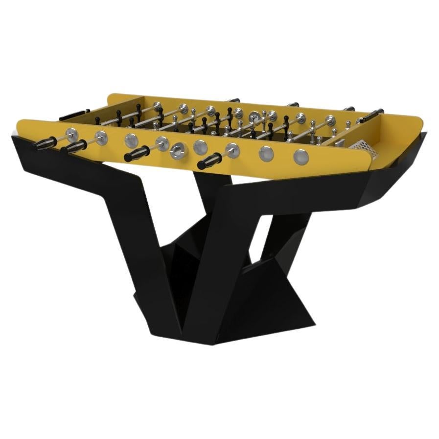 Elevate Customs Enzo Foosball Tables / Solid Giallo Orion in 5' - Fabriqué aux États-Unis