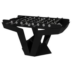 Elevate Customs Enzo Foosball Tables/Solid Pantone Black Color in 5'-Made in USA