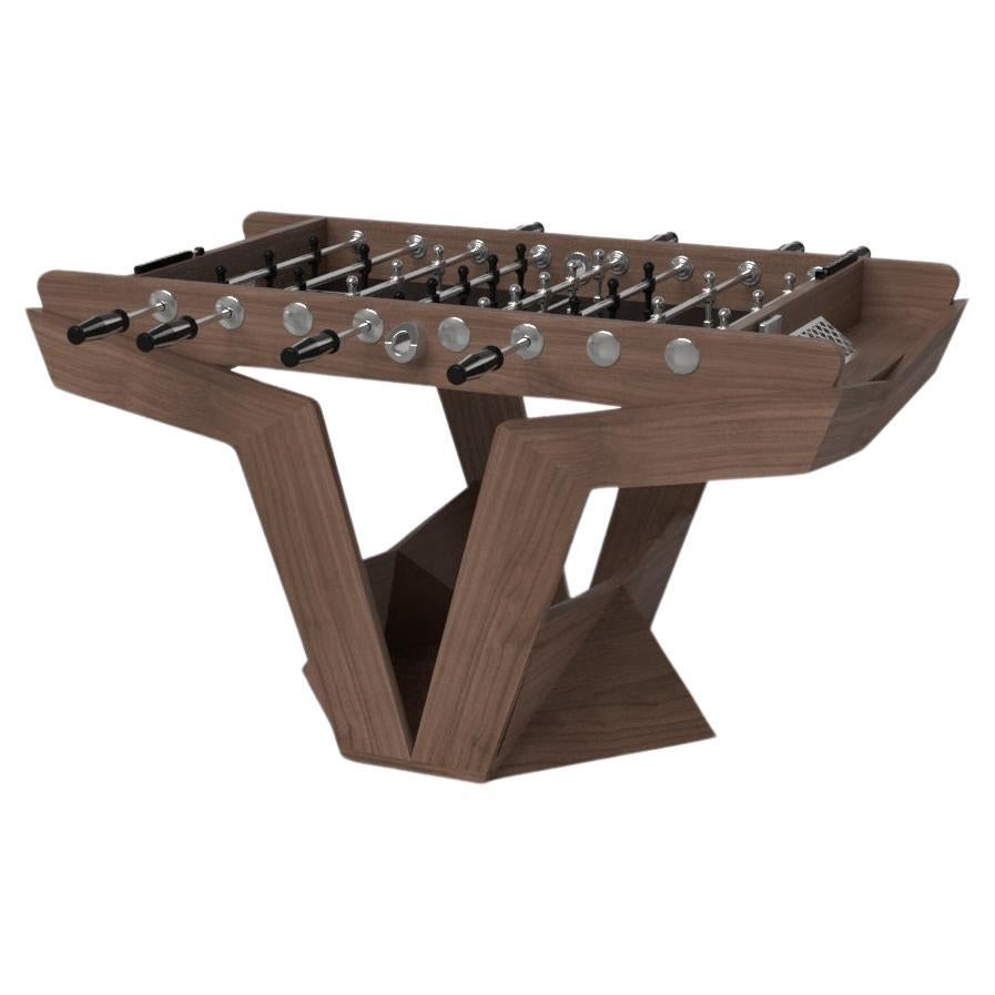 Elevate Customs Enzo Foosball Tables / Solid Walnut Wood in 5' -Made in USA For Sale