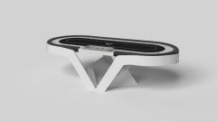 Tavoli da poker Elevate Customs Enzo / Colore solido Pantone White in 8'8" - USA