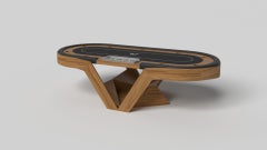 Elevate Customs Enzo Poker Tables / Solid Teak Wood in 8'8" - Made in USA