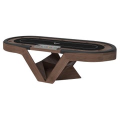 Elevate Customs Enzo Poker Tables / Solid Walnut Wood in 8'8" - Made in USA