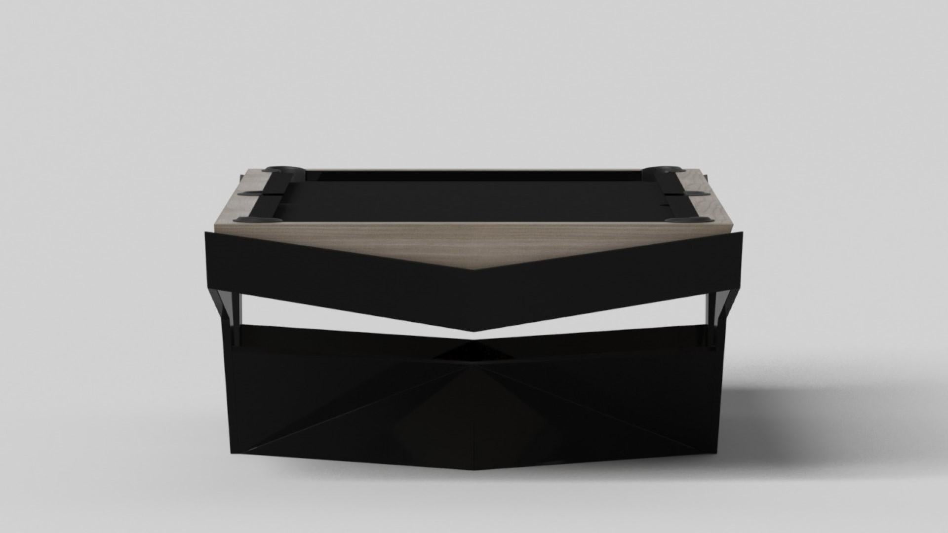 Moderne Elevate Customs Enzo Pool Table / Solid White Oak Wood in 7'/8' - Made in USA en vente