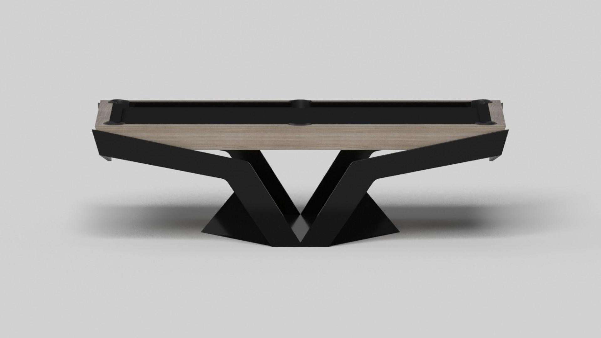 Américain Elevate Customs Enzo Pool Table / Solid White Oak Wood in 7'/8' - Made in USA en vente