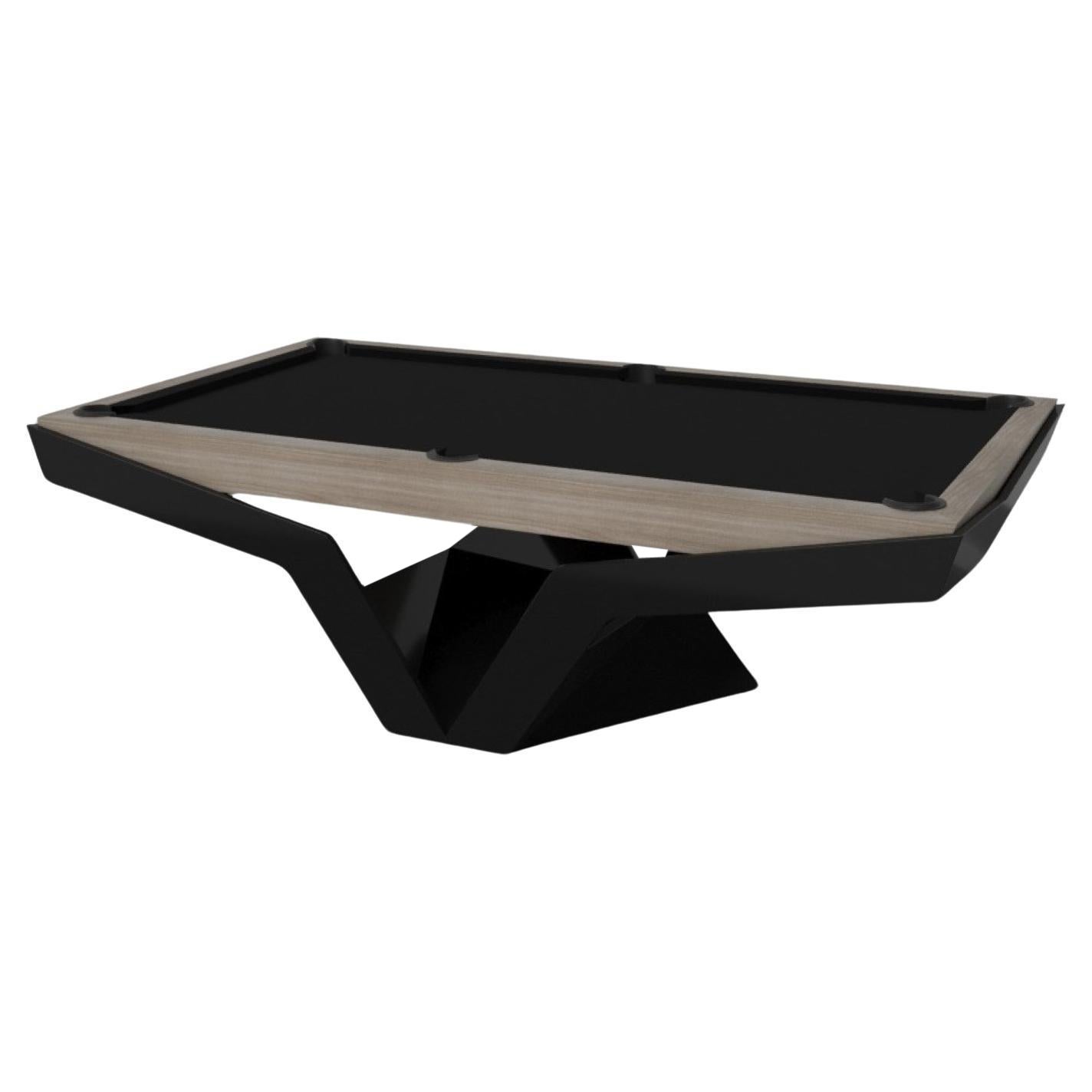 Elevate Customs Enzo Pool Table / Solid White Oak Wood in 9 - Made in USA