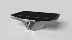 Elevate Customs Mesa de billar Enzo / Acero inoxidable Metal en 8,5' - Made in USA