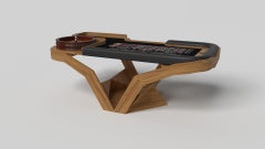 Elevate Customs Enzo Roulette Tables / Bois de teck massif en 8'2" - Fabriqué aux États-Unis