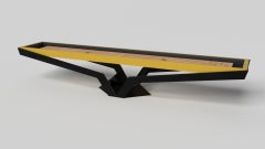 Elevate Customs Enzo Shuffleboard-Tische /Solid Giallo Orion in 14' -Made in USA