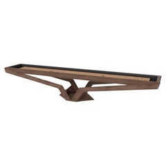 Tavoli da Shuffleboard Elevate Customs Enzo / Legno massiccio di noce da 16' - Made in USA