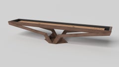 Elevate Customs Enzo Shuffleboard Tables / Solid Walnut Wood in 18' -Made in USA