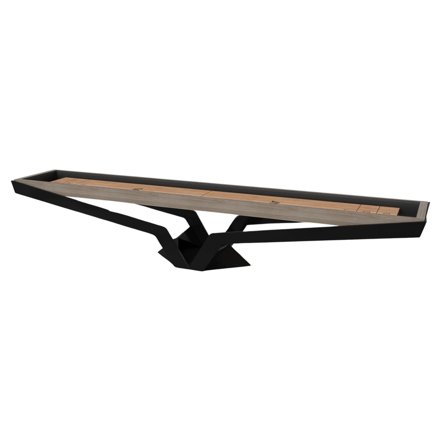 Elevate Customs Enzo Shuffleboard Tables / Solid White Oak Wood in 14' - USA