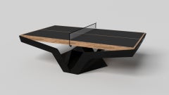 Elevate Customs Enzo Tennis Tables / Solid Curly Maple Wood in 9' - Made in USA