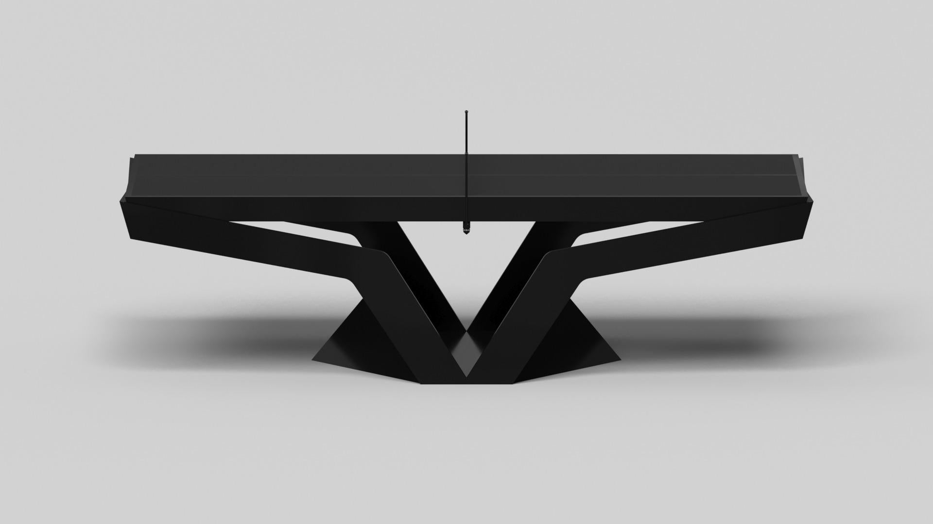 Américain Tables de tennis Elevate Customs Enzo /Couleur Pantone Black en 9' -Made in USA en vente