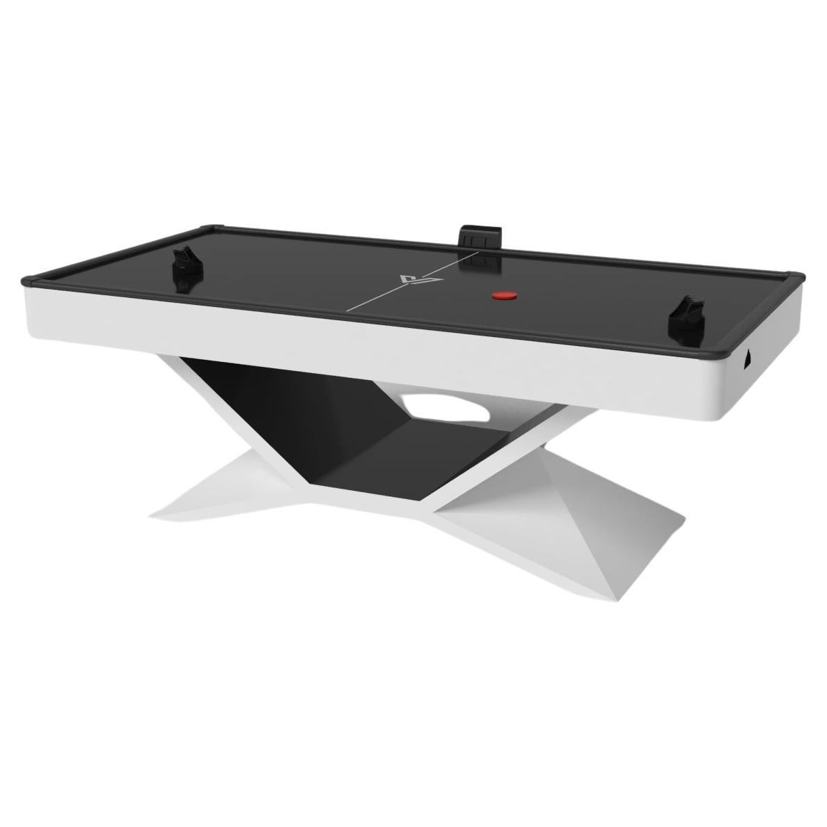 Elevate Customs Kors Air Hockey Tables / Solid Pantone White in 7' - Made in USA For Sale
