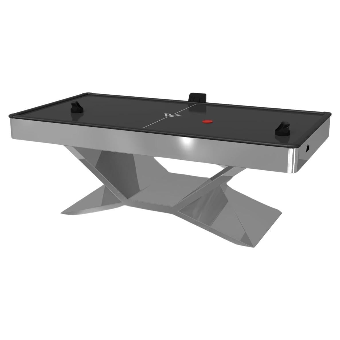 Elevate Customs Kors Air Hockey Tables /Stainless Steel Metal in 7' -Made in USA