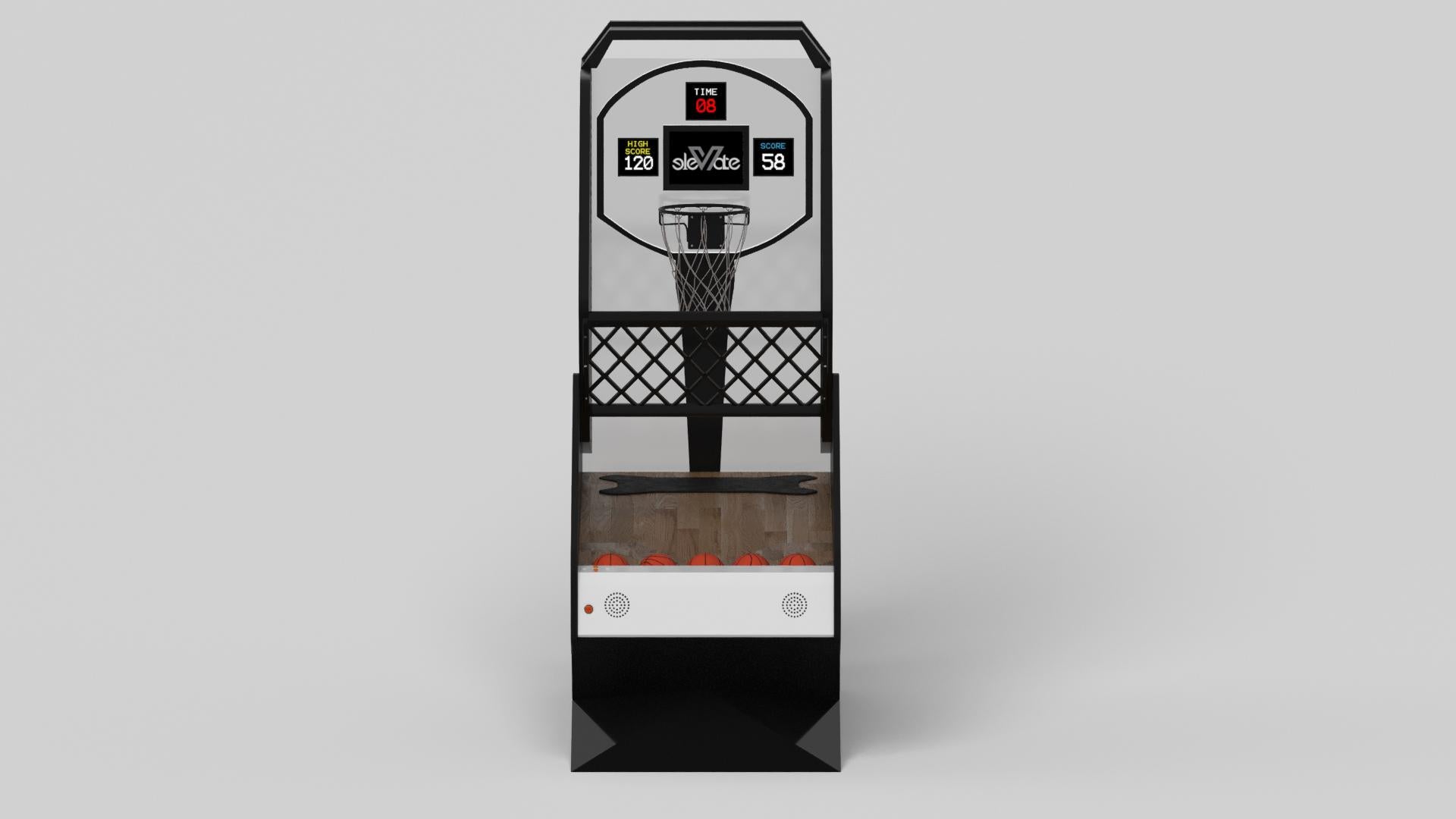 Modern Elevate Customs Kors Basketball Tables /Solid Pantone Black in 8'3