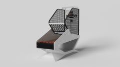 Elevate Customs Kors Basketballtische /Solid Pantone White in 8'3" -Made in USA