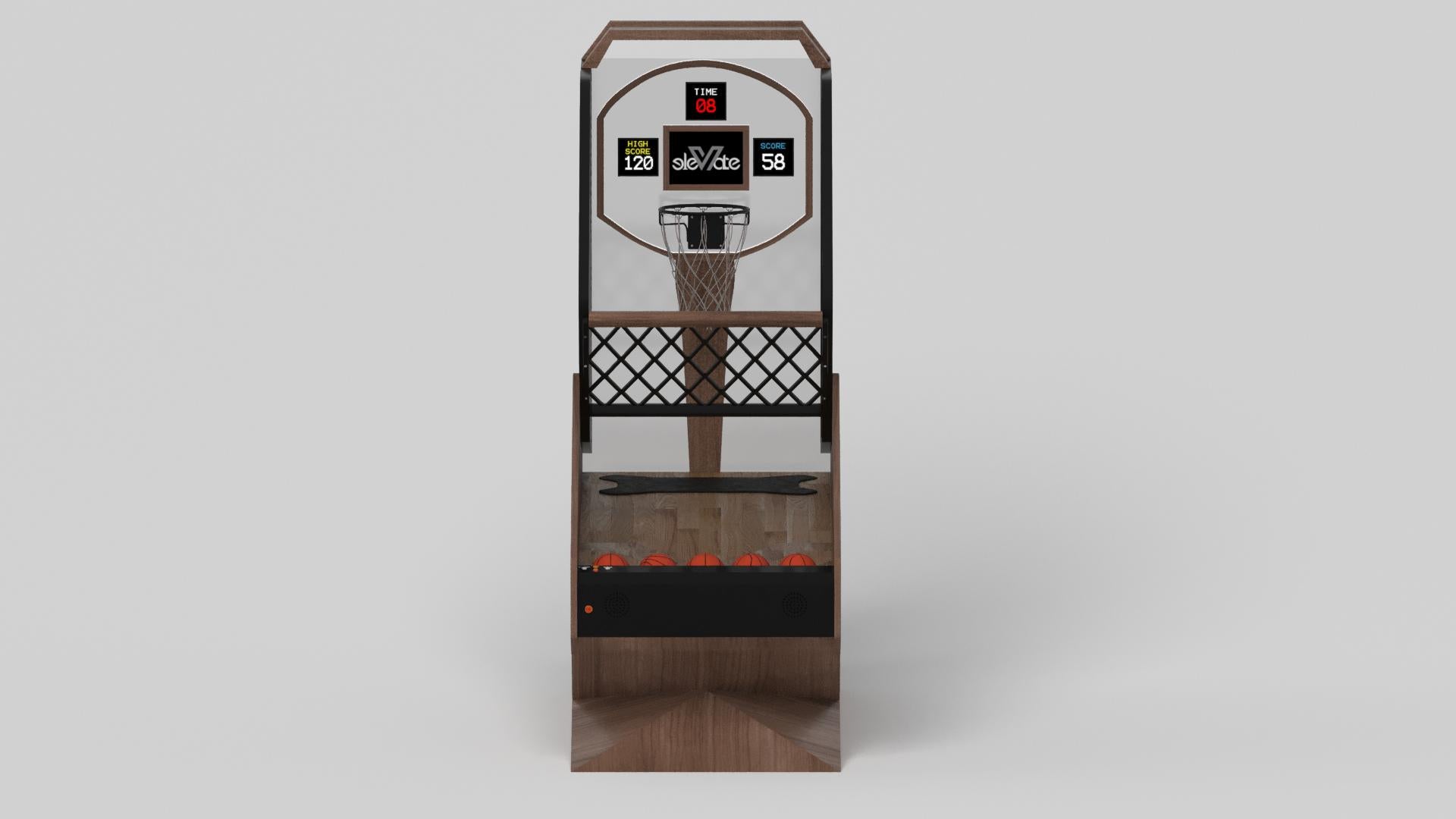 Modern Elevate Customs Kors Basketball Tables / Solid Walnut Wood in 8'3