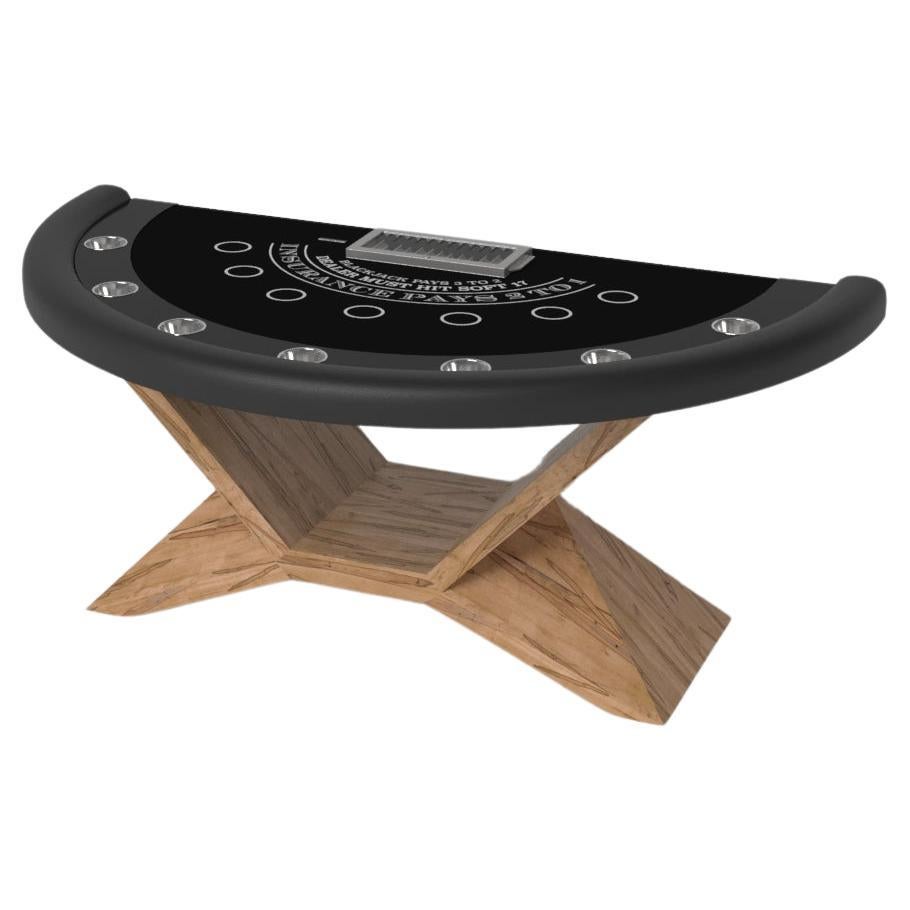 Elevate Customs Kors Black Jack Tables / Solid Curly Maple Wood in 7'4" - USA