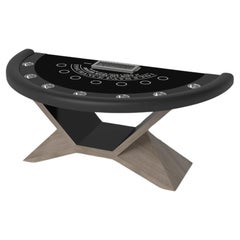 Tavoli Elevate Customs Kors Black Jack / Legno massiccio di Oak Wood White in 7'4" - USA