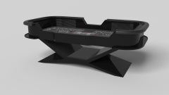 Elevate Customs Kors Craps Tables/Solid Pantone Black Color in 9'9" -Made in USA