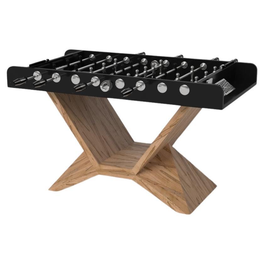 Elevate Customs Kors Foosball Tables /Solid Curly Maple Wood in 5' - Made in USA For Sale