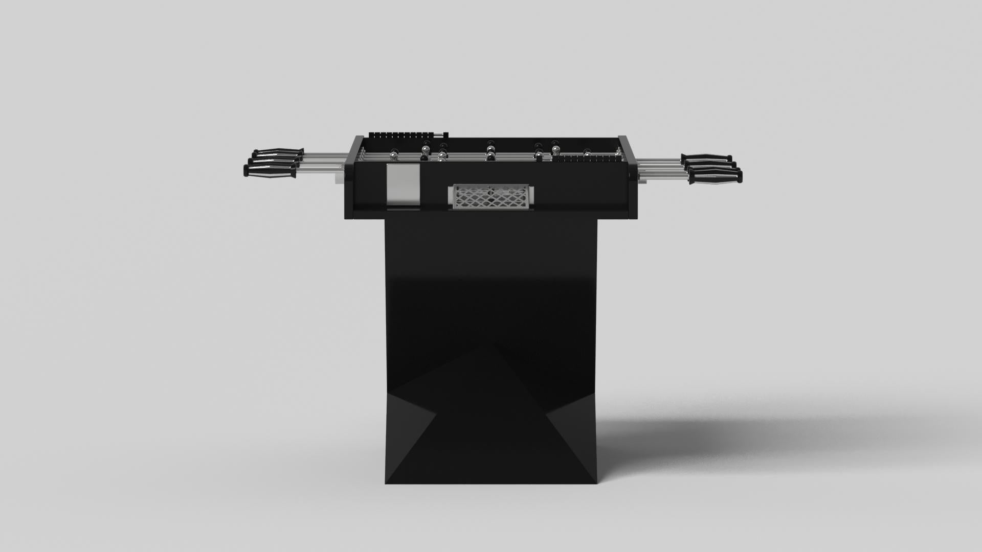 Moderne Elevate Customs Kors tables Foosball/Solid Pantone Black Color in 5'-Made in USA en vente