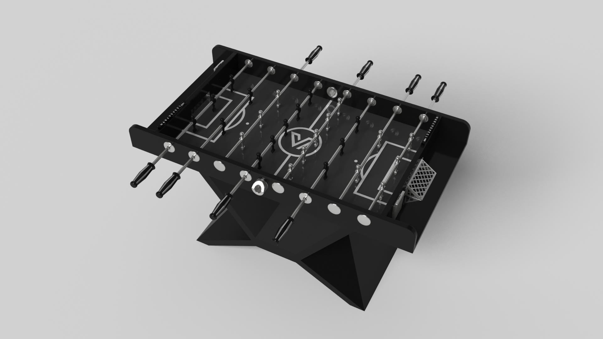 Américain Elevate Customs Kors tables Foosball/Solid Pantone Black Color in 5'-Made in USA en vente