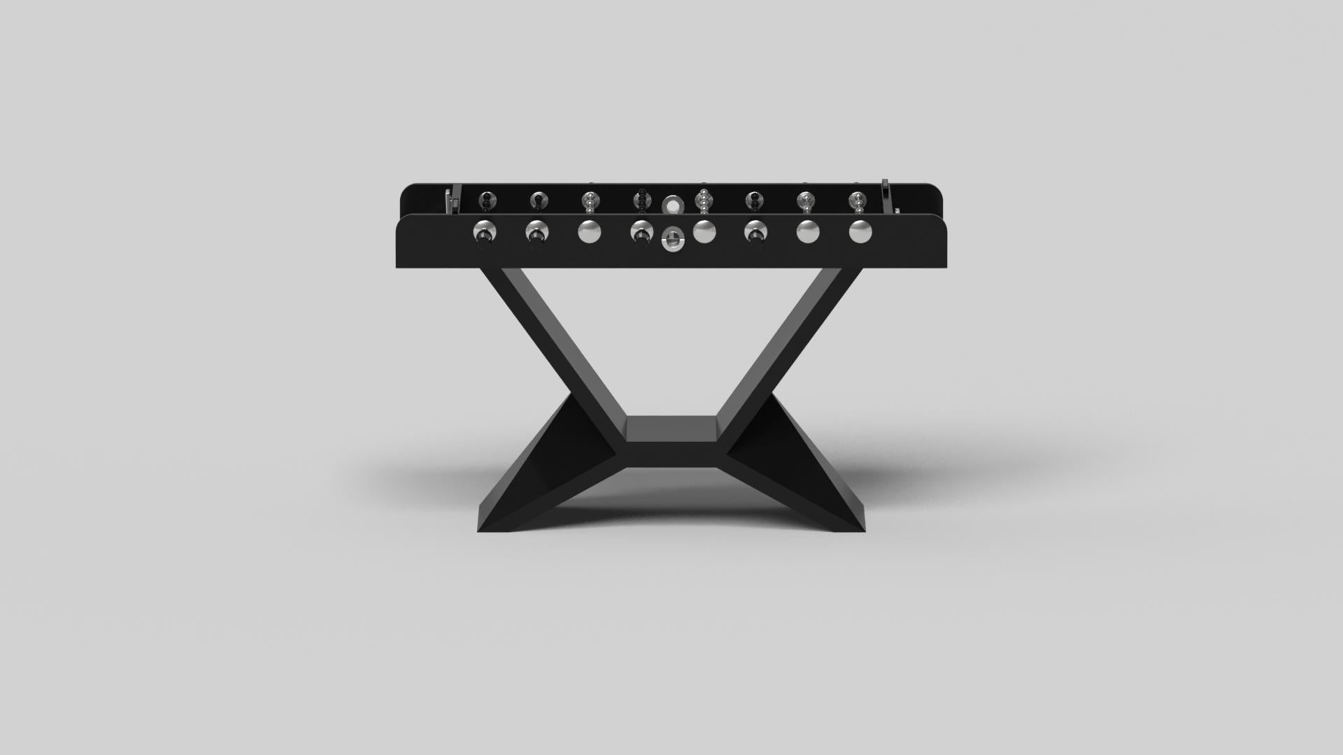 Fait main Elevate Customs Kors tables Foosball/Solid Pantone Black Color in 5'-Made in USA en vente