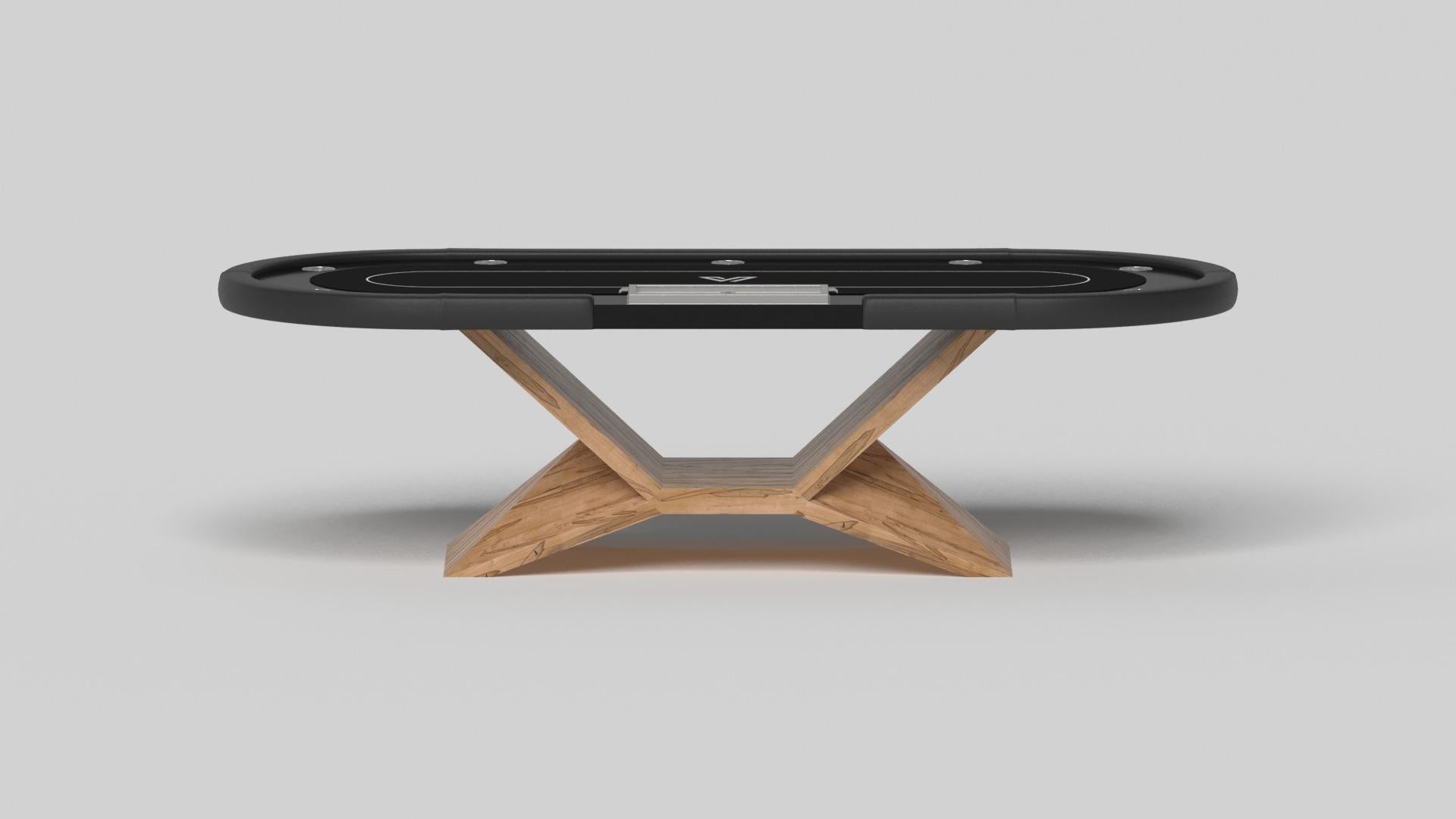 Americano Tavoli da poker Elevate Customs Kors / Legno massiccio di acero riccio in 8'8