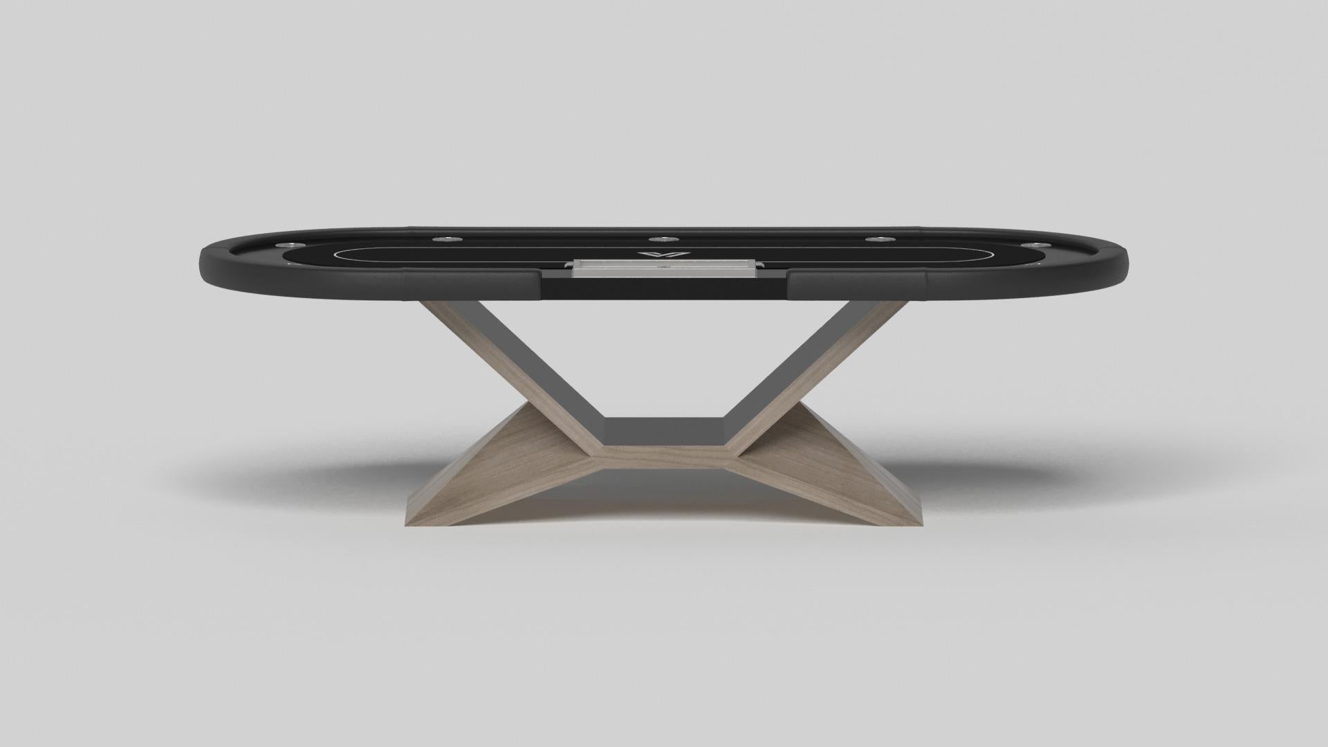 Mesas de Póquer Elevate Customs Kors / Madera maciza de roble blanco en 8'8