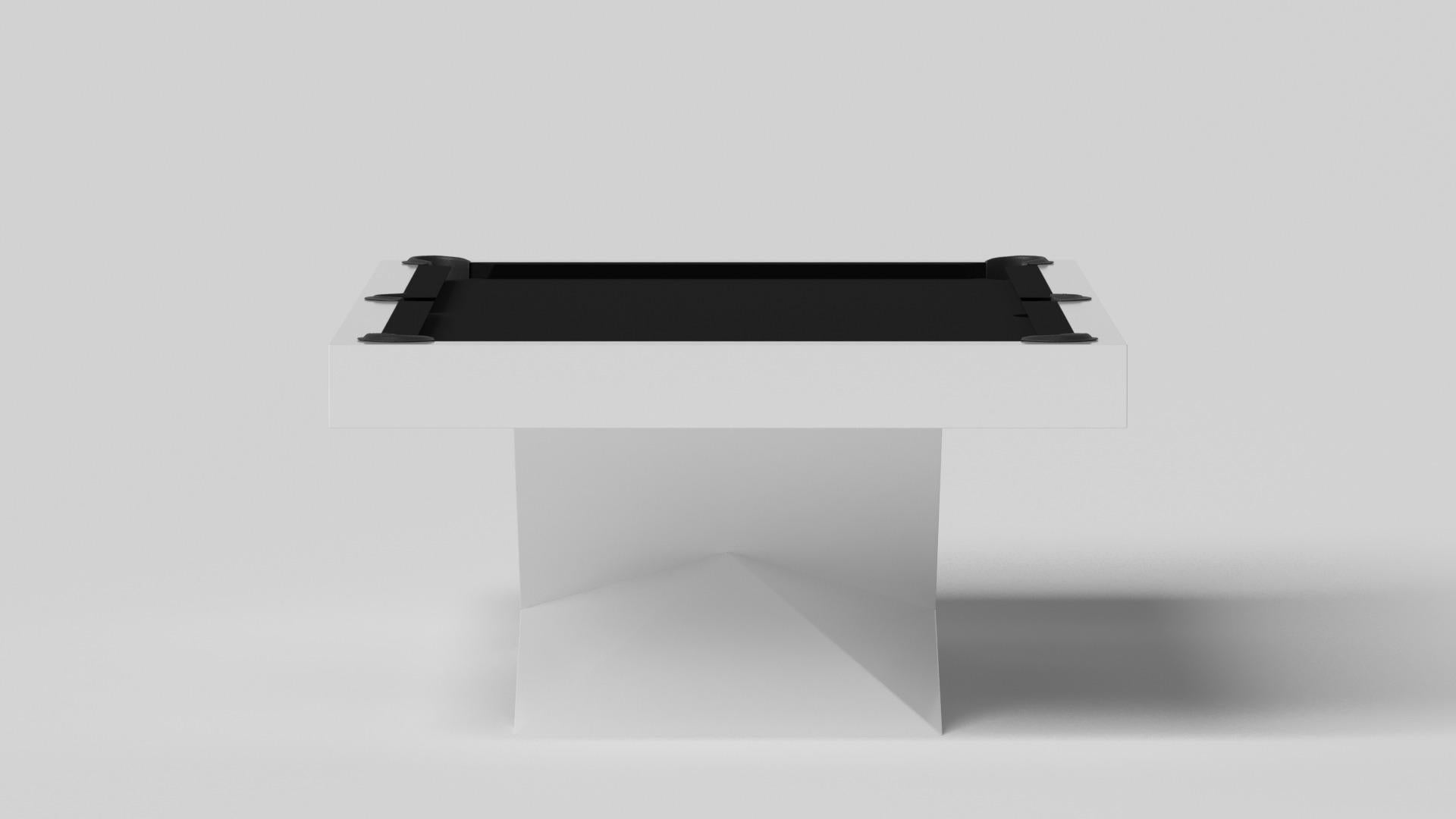 Moderne Table de billard CUSTOM MADE / Solid Pantone White in 7'/8' - Made in USA en vente