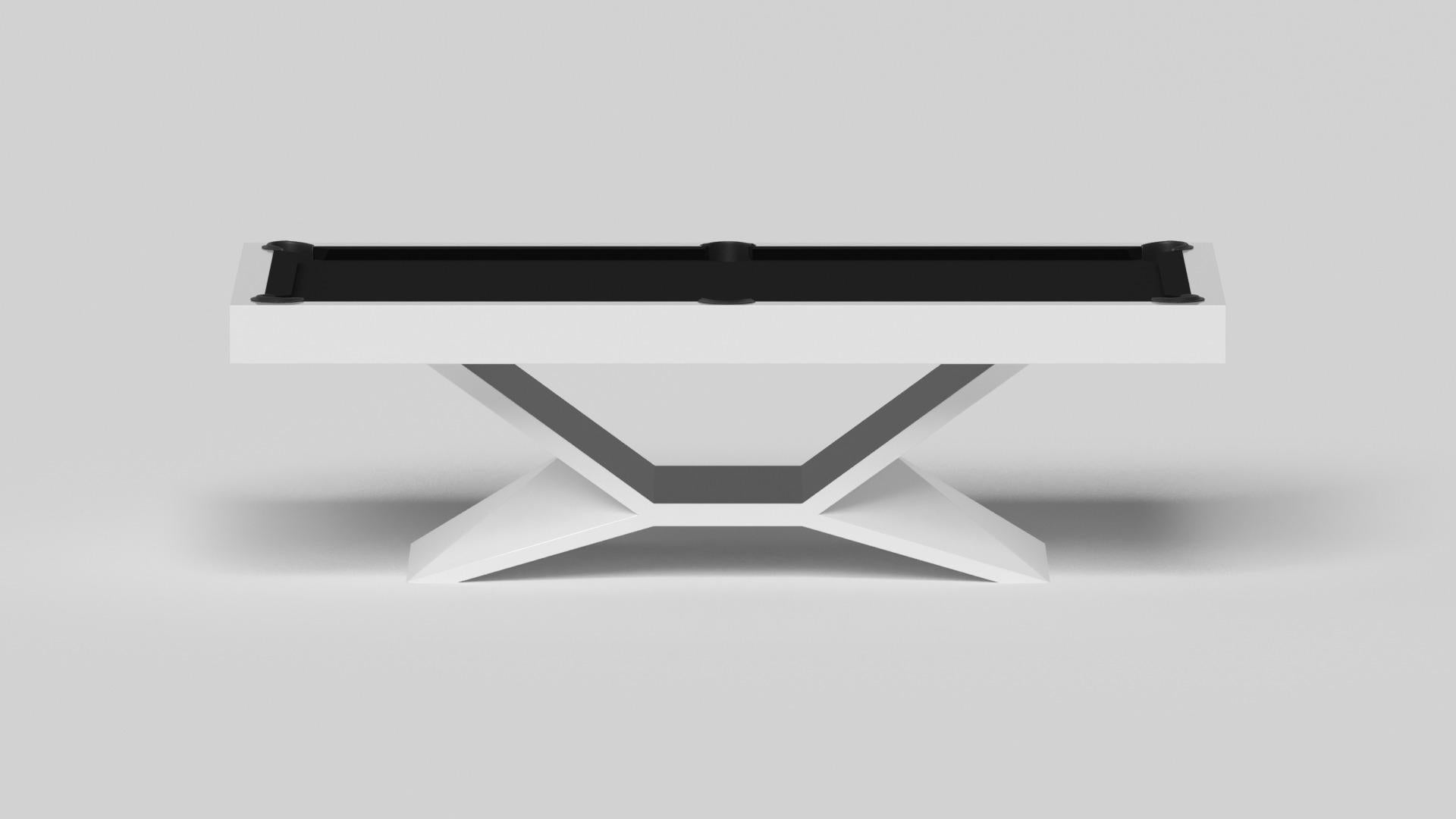 Américain Table de billard CUSTOM MADE / Solid Pantone White in 7'/8' - Made in USA en vente
