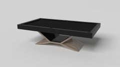 Elevate Customs Kors Pool Table / Solid White Oak Wood in 9' - Made in USA